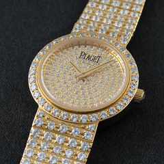 피아제 (PG 7039) ALL Diamond 18k 특수금장 quartz