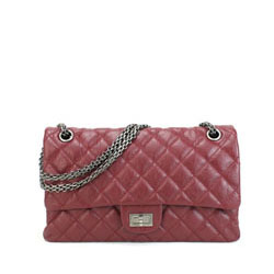 샤넬 2.55 빈티지 클래식 미듐 와인