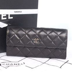 샤넬 램스킨지갑 블랙