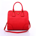 프라다 BN2254 레드 타조