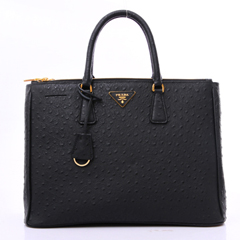 프라다 BN1786 블랙 타조무늬