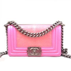 샤넬 보이백 갈루샤 스몰 CL-0906 베이비핑크
