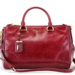 프라다 칼프스킨 토트 BN2324 레드