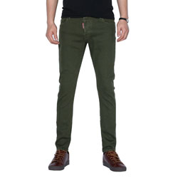 MSGM 15FW 사선 사이드포켓 밑단 벨크로 총알 베이지 카고팬츠