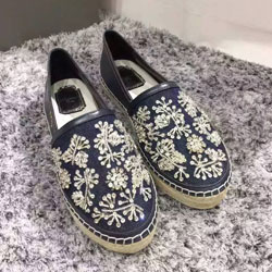 디올 플라워 슬립온 블랙