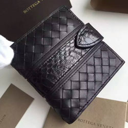 보테가 크로커 반지갑 커피색