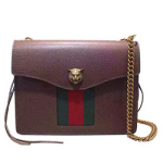 구찌 체인 숄더백 버건디  G431283