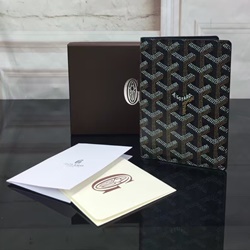 고야드  여권지갑 블랙