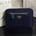 프라다 메이컵 가방 네이비