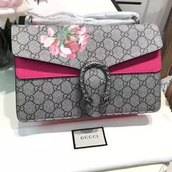 구찌 신상 플라워 체인 숄더백 핑크