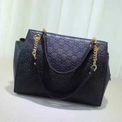 구찌 실비 가죽탑 핸들백 453773