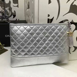 샤넬 램스킨 파우치 클러치백