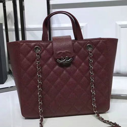 샤넬 램스킨 토트백