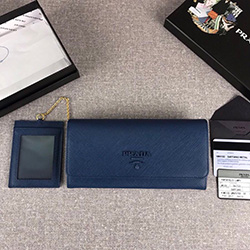 프라다 leather wallet  1MH132-1
