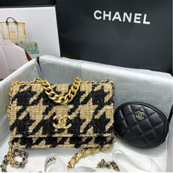 샤넬 플랩 백+ 동전 지갑 AS1094 19cm