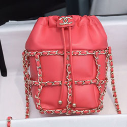 샤넬 램스킨 버킷백  201232